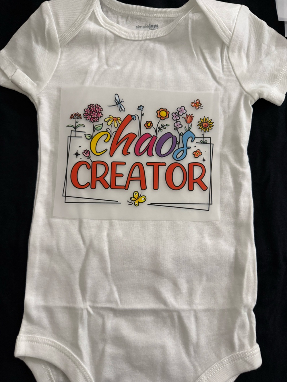 Custom baby onesie